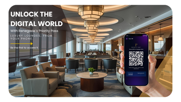 Access VIP Airport Lounges with Renegade and Priority Pass